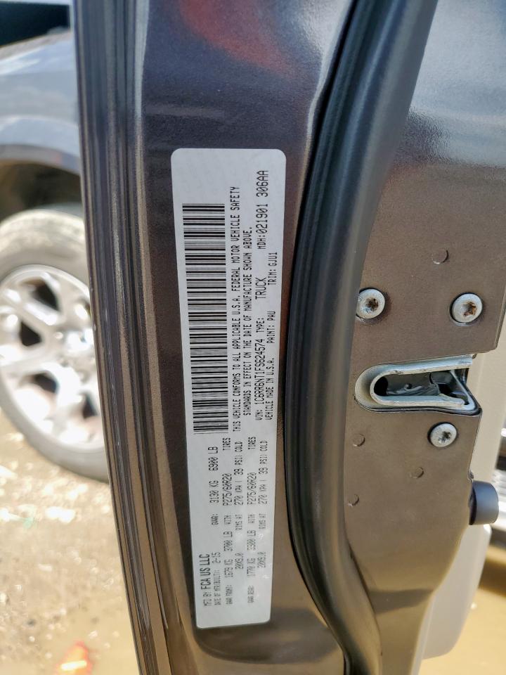 2015 Ram 1500 Laramie VIN: 1C6RR6NT1FS624574 Lot: 70750695