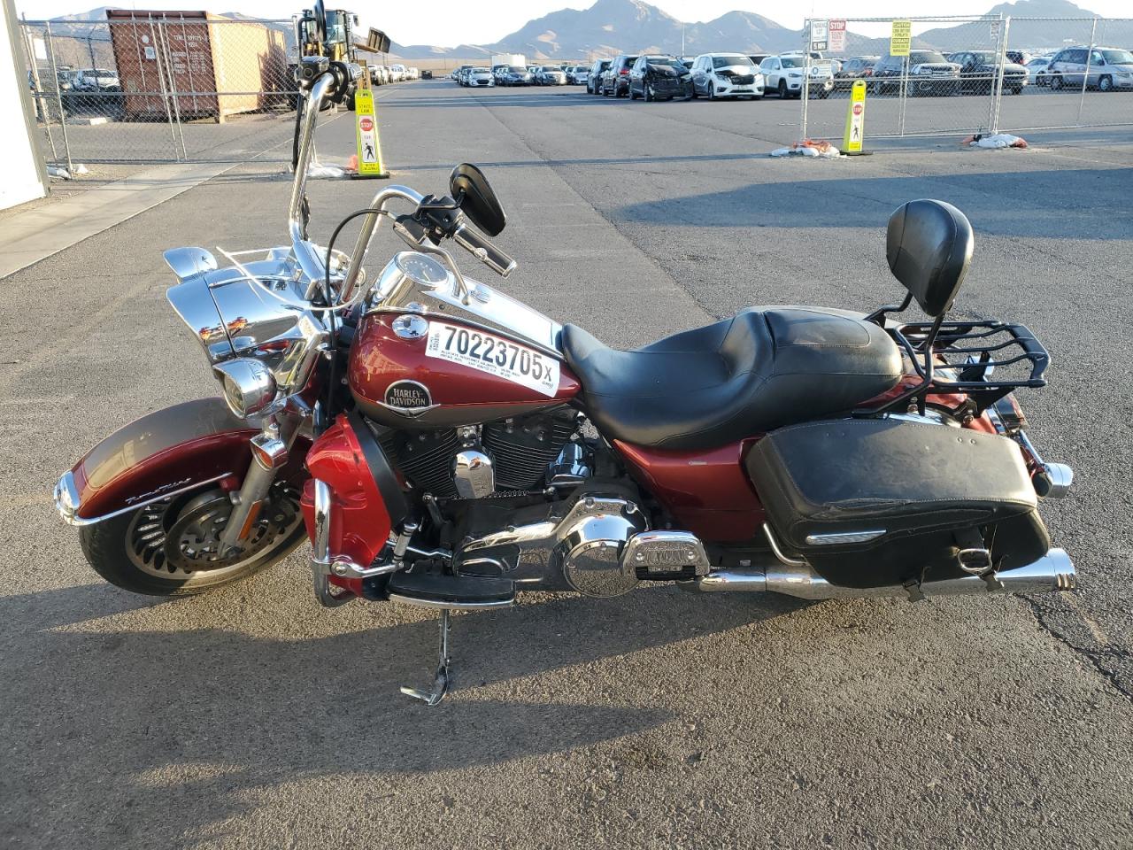 2009 Harley-Davidson Flhrc red null gas 1HD1FR4139Y621854 photo #4