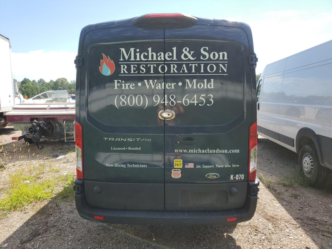 2022 Ford Transit T-250 VIN: 1FTBR1C8XNKA53578 Lot: 69373655