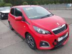 2018 PEUGEOT 108 ALLURE for sale at Copart WHITBURN