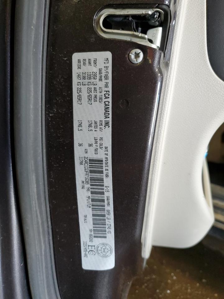 2015 Chrysler Town & Country Touring L VIN: 2C4RC1CG3FR716385 Lot: 70048695