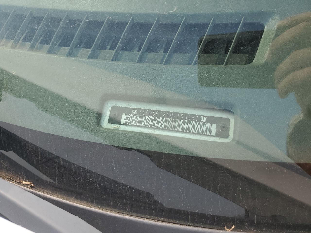 1GCWGFCA5D1183361 2013 Chevrolet Express G2500