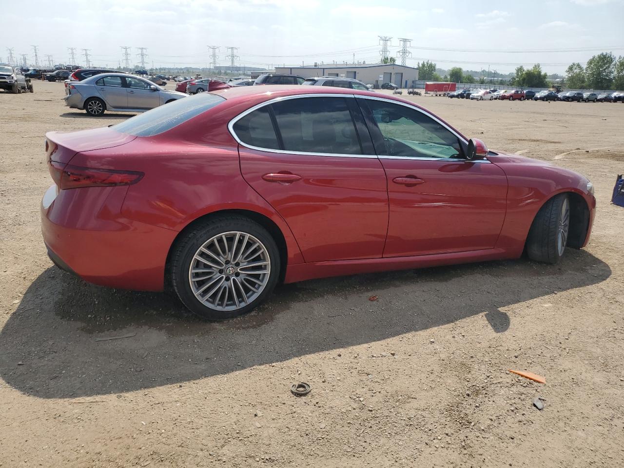 2017 Alfa Romeo Giulia Ti red null gas ZARFAECN7H7543060 photo #4