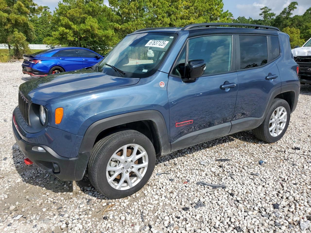 2023 Jeep Renegade Trailhawk blue null gas ZACNJDC19PPP70231 photo #1