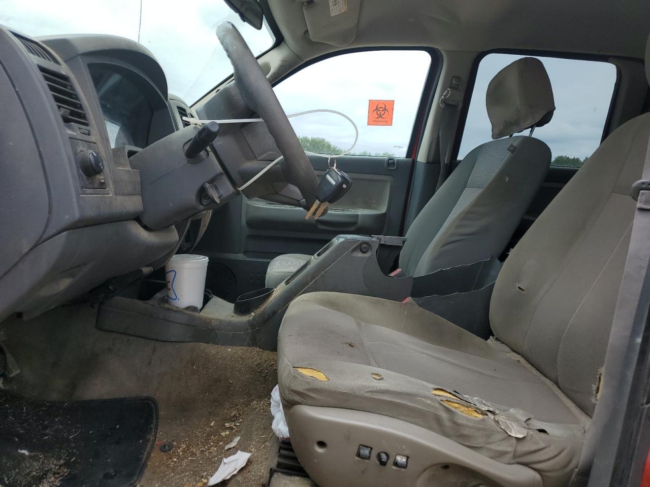 2007 Dodge Dakota Quad Slt VIN: 1D7HE48K37S192505 Lot: 69751225