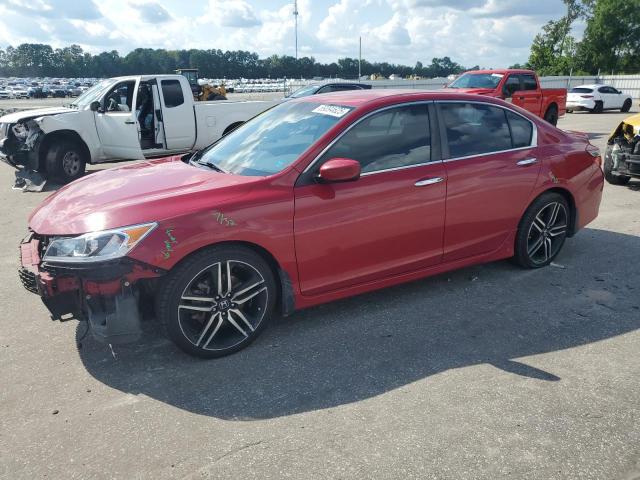  HONDA ACCORD 2017 Красный