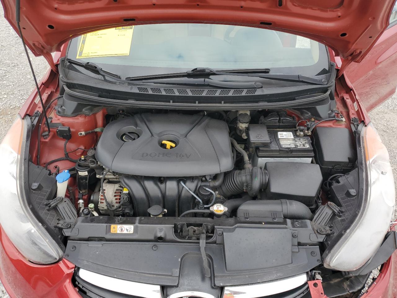 2013 Hyundai Elantra Gls VIN: KMHDH4AE6DU733448 Lot: 70092475