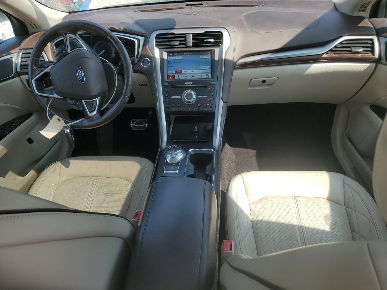 2017 Ford Fusion Titanium Phev VIN: 3FA6P0SU0HR127709 Lot: 66604365