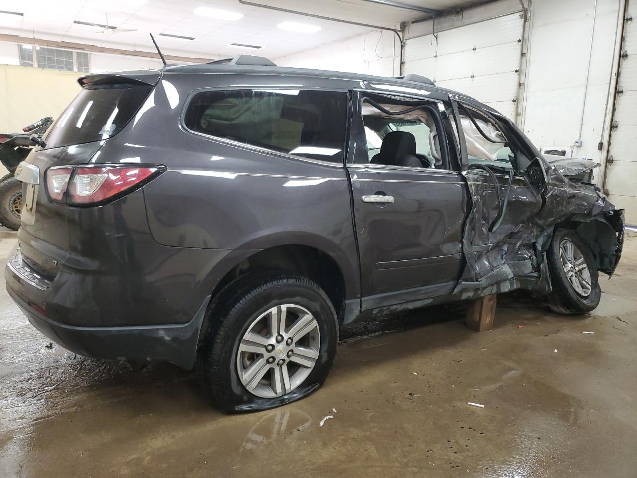 2017 Chevrolet Traverse Lt grey null gas 1GNKRGKD3HJ151547 photo #4