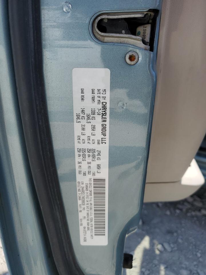 2010 Chrysler Town & Country Touring VIN: 2A4RR5D17AR398838 Lot: 69021285