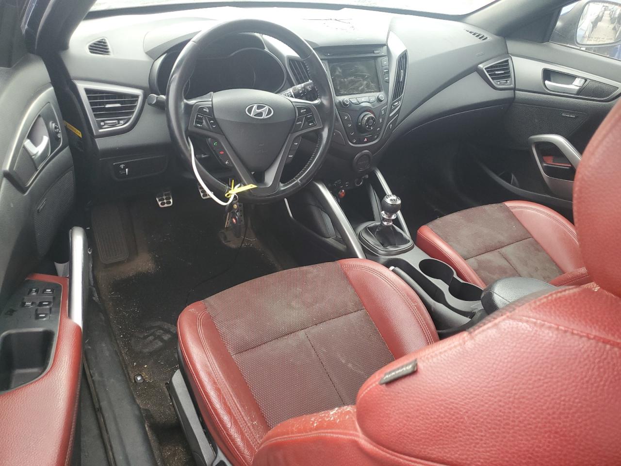 2016 Hyundai Veloster Turbo VIN: KMHTC6AE9GU296376 Lot: 69872225