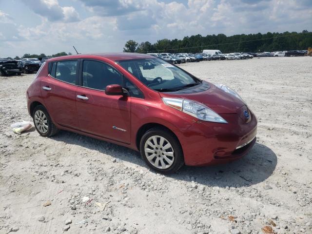  NISSAN LEAF 2015 Czerwony