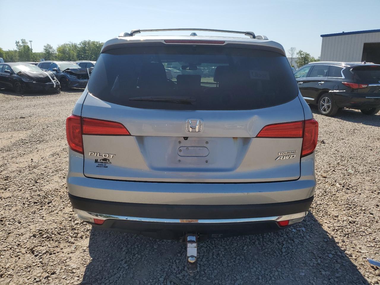 2017 Honda Pilot Touring VIN: 5FNYF6H92HB030802 Lot: 67620635