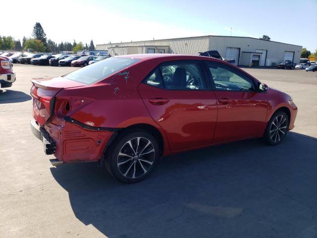  TOYOTA COROLLA 2018 Красный