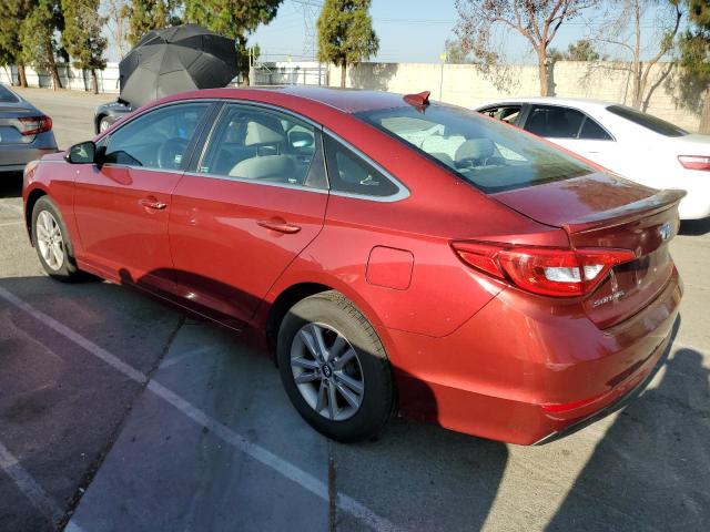  HYUNDAI SONATA 2015 Czerwony