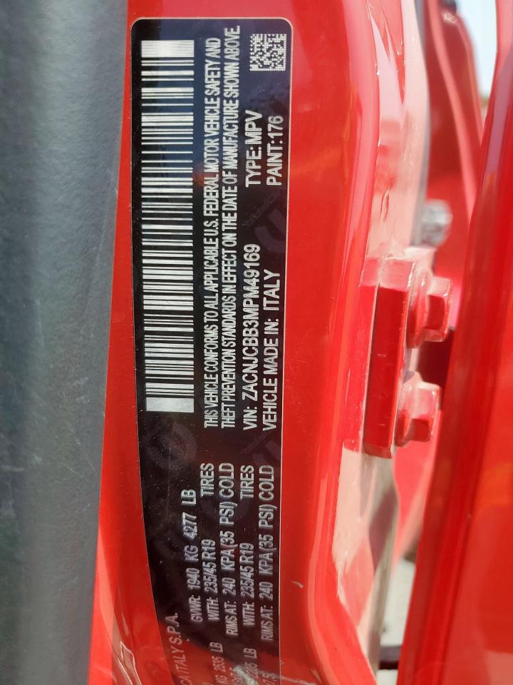 2021 Jeep Renegade Latitude VIN: ZACNJCBB3MPM49169 Lot: 70747705