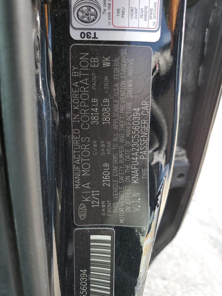 2012 Kia Forte Ex VIN: KNAFU4A23C5560394 Lot: 68844855