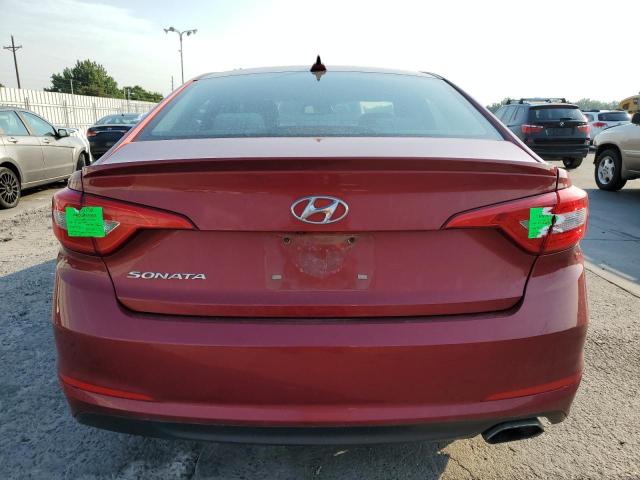  HYUNDAI SONATA 2015 Czerwony