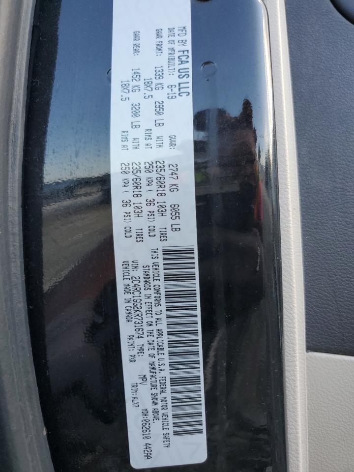 2019 Chrysler Pacifica Limited VIN: 2C4RC1GG2KR731674 Lot: 68152825