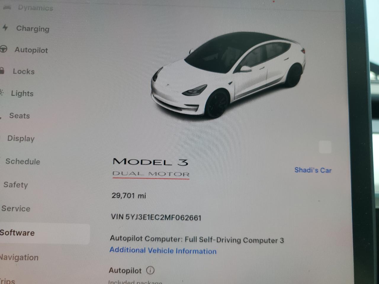 2021 Tesla Model 3 VIN: 5YJ3E1EC2MF062661 Lot: 68421945