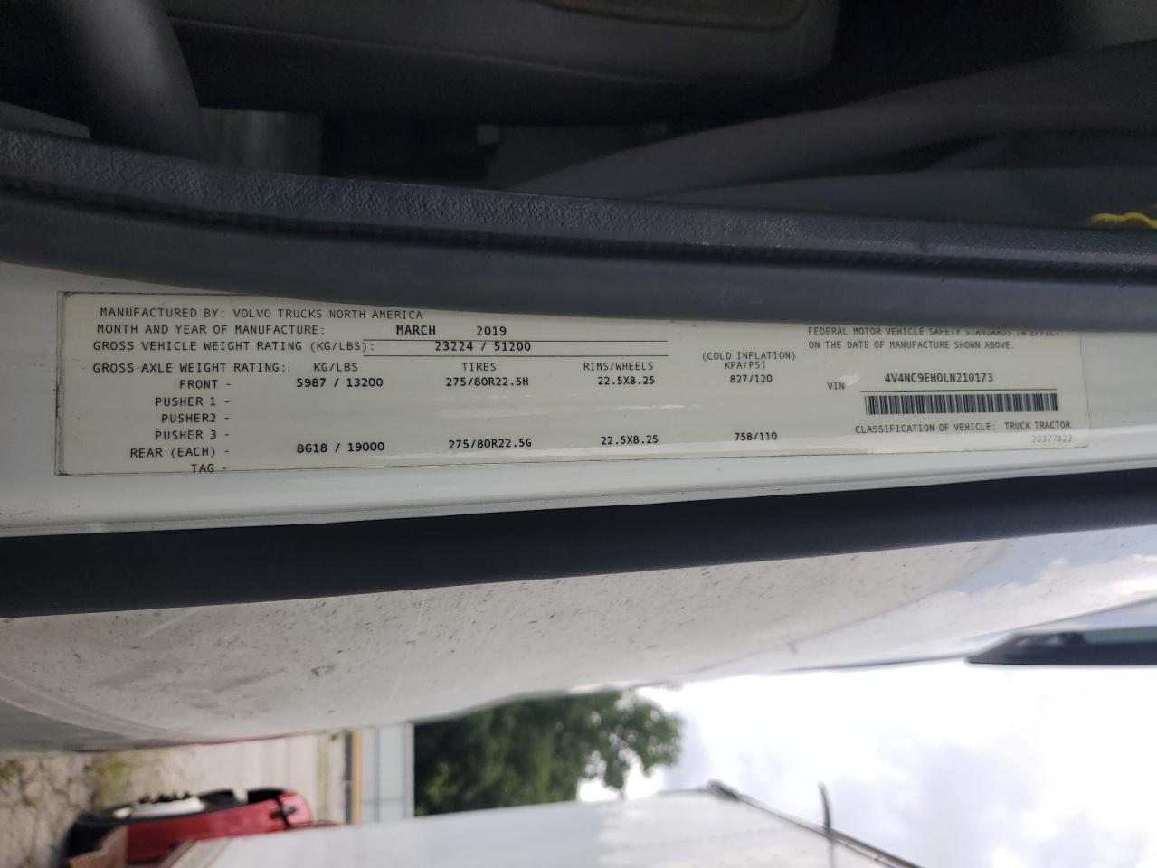 2020 Volvo Vnl Semi Truck VIN: 4V4NC9EH0LN210173 Lot: 67881975