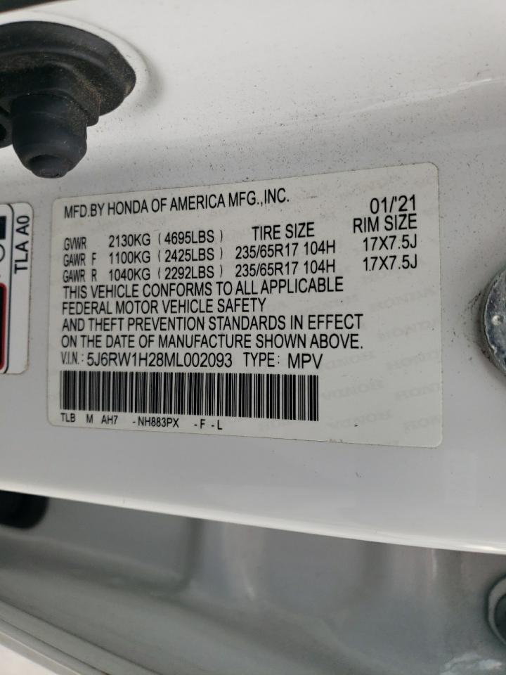 2021 Honda Cr-V Lx VIN: 5J6RW1H28ML002093 Lot: 68349235