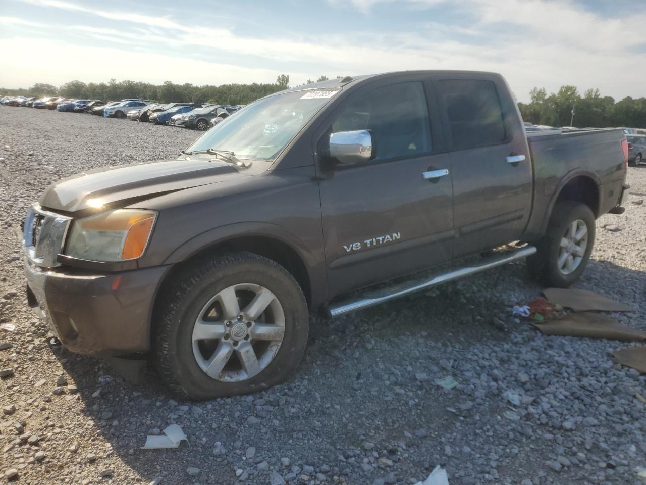 2015 Nissan Titan S brown other gas 1N6AA0EC2FN503011 photo #1