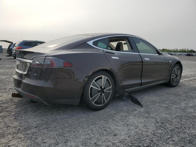  TESLA MODEL S 2013 tan