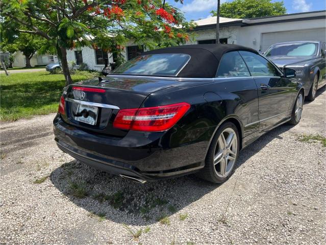 Cabriolets MERCEDES-BENZ E-CLASS 2013 Czarny
