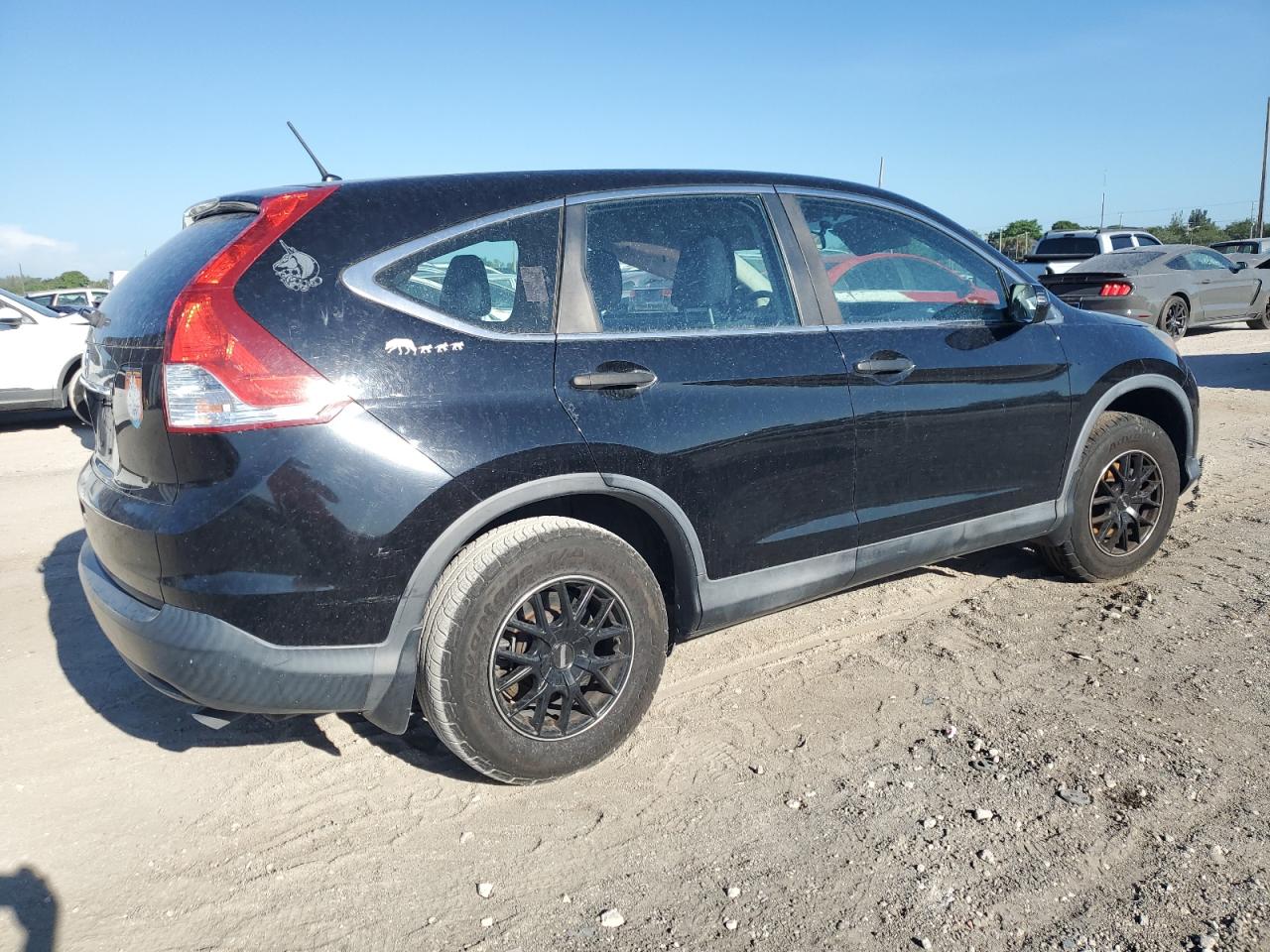 2014 Honda Cr-V Lx black null gas 3CZRM3H31EG707195 photo #4