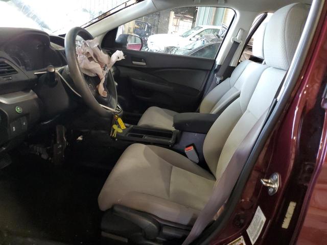  HONDA CRV 2016 Бордовый