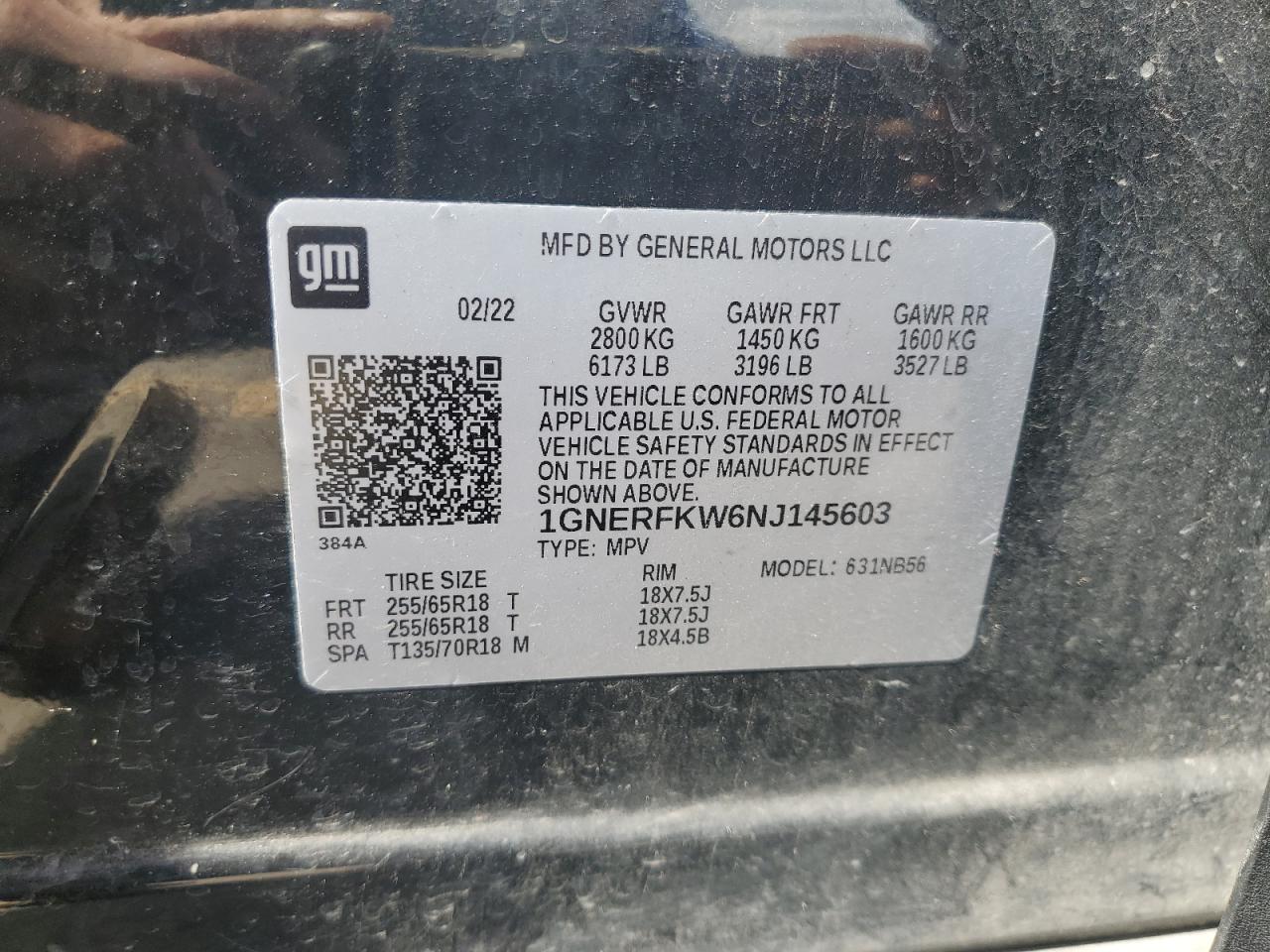 2022 Chevrolet Traverse Ls VIN: 1GNERFKW6NJ145603 Lot: 70487345