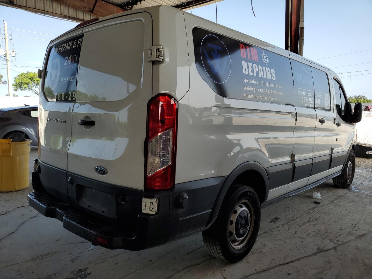 2019 Ford Transit Van T-250 Lo white null gas 1FTYR2ZM7KKA74162 photo #4