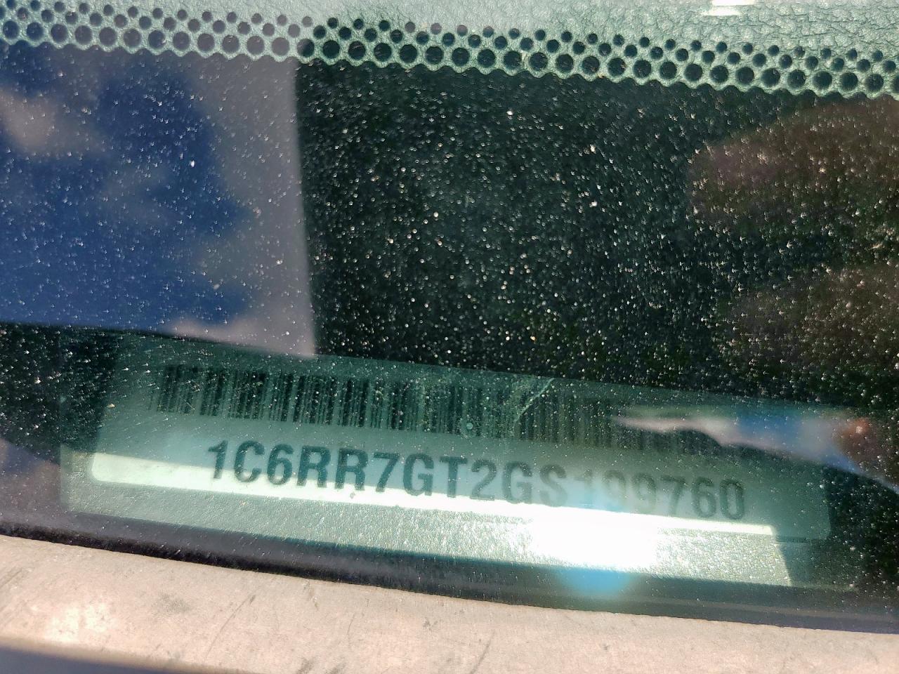 2016 Ram 1500 Slt VIN: 1C6RR7GT2GS199760 Lot: 69455625