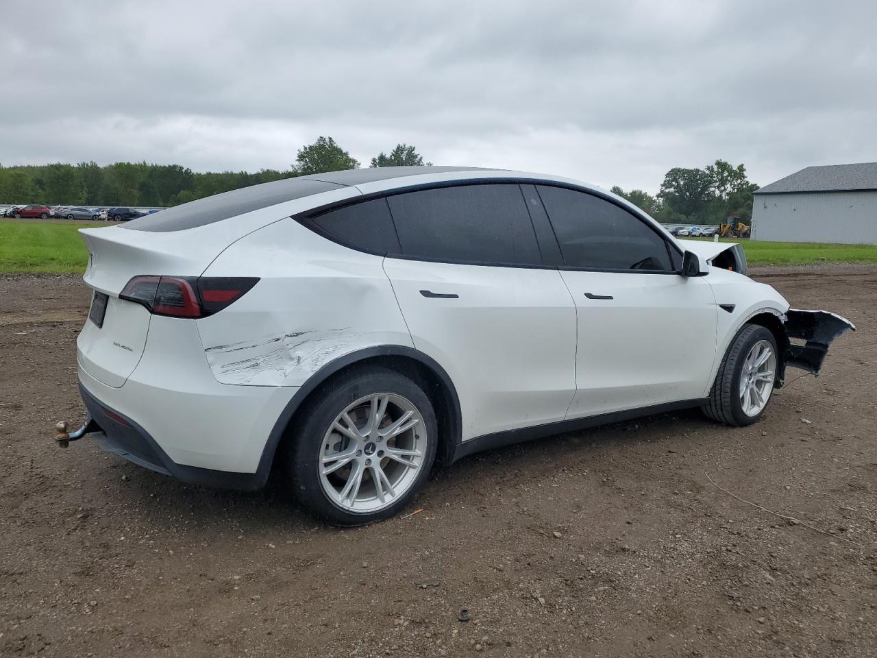2023 Tesla Model Y white null electric 7SAYGDEE6PA068809 photo #4