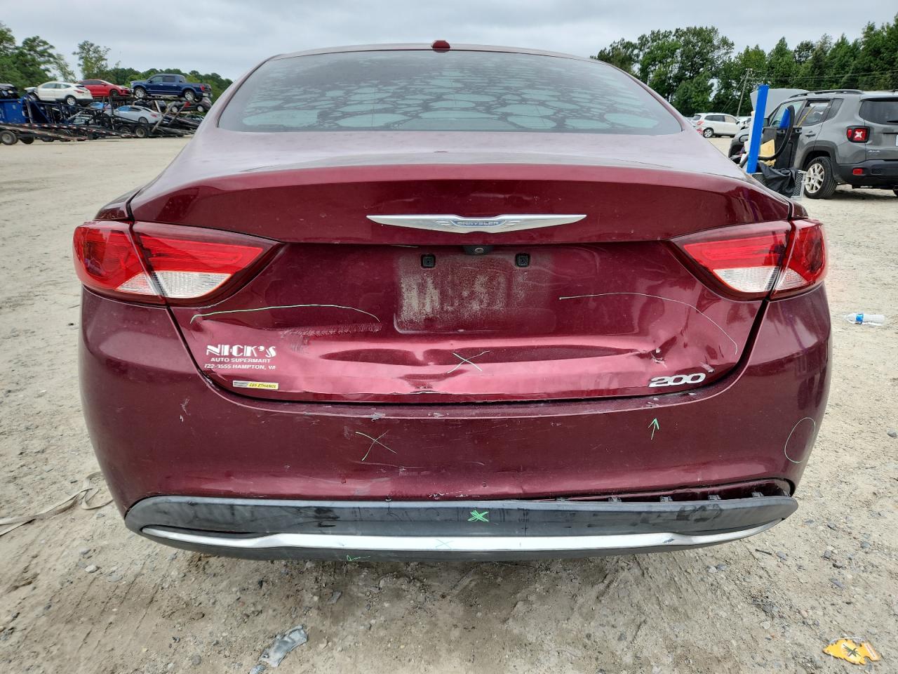 2015 Chrysler 200 Limited VIN: 1C3CCCAB2FN680845 Lot: 68716535
