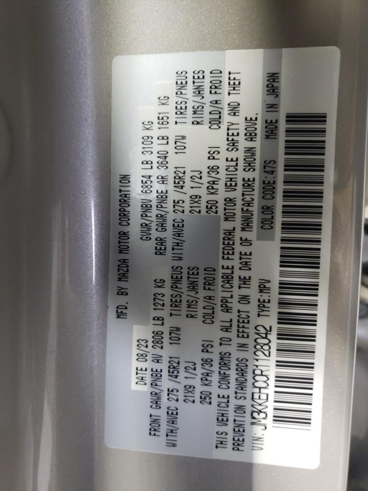 2024 Mazda Cx-90 Premium Plus VIN: JM3KKEHC0R1128042 Lot: 68017365