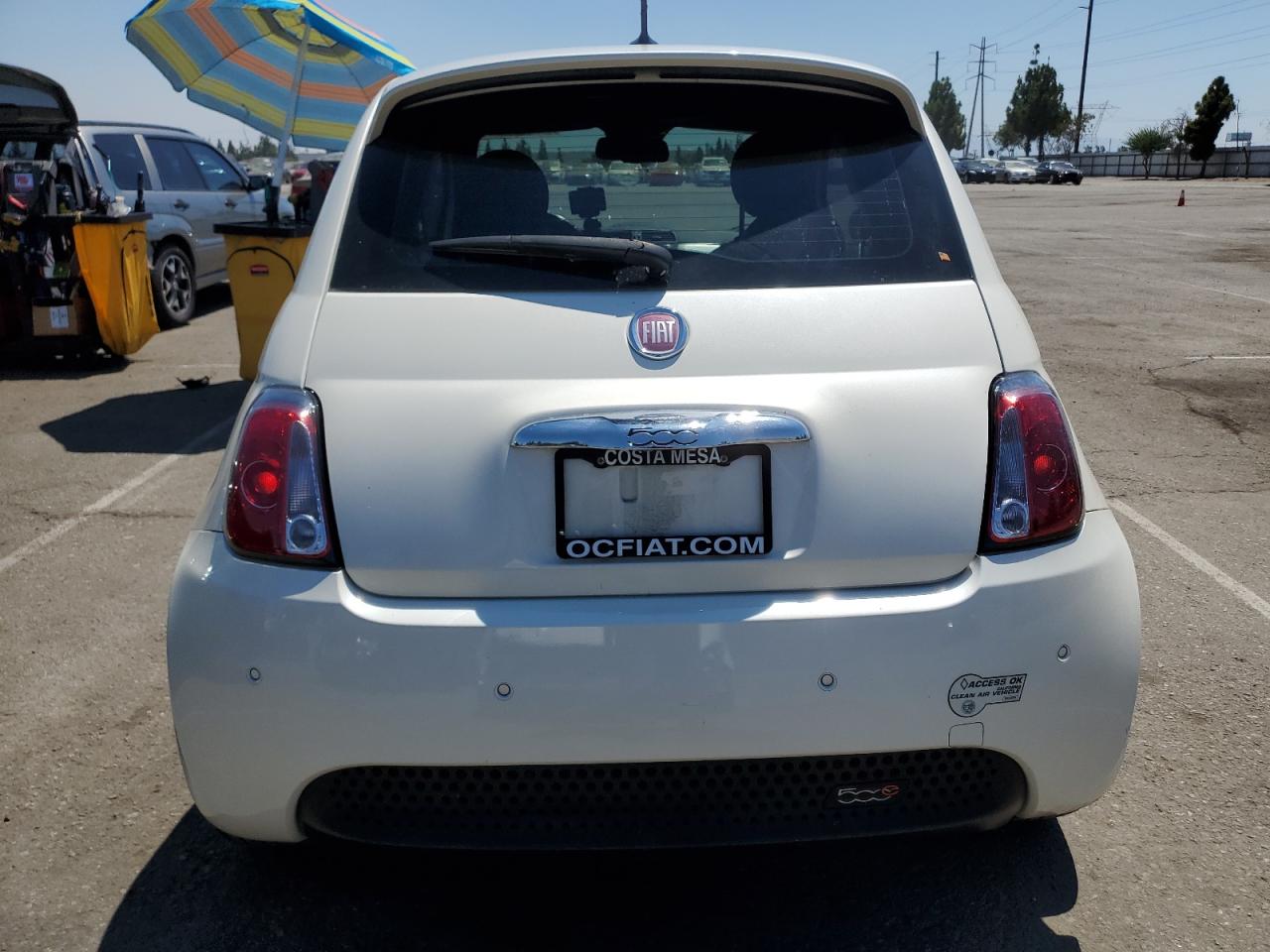 2014 Fiat 500 Electric VIN: 3C3CFFGE1ET225493 Lot: 68187605