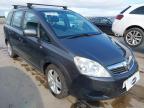2010 VAUXHALL ZAFIRA EXC for sale at Copart PETERLEE