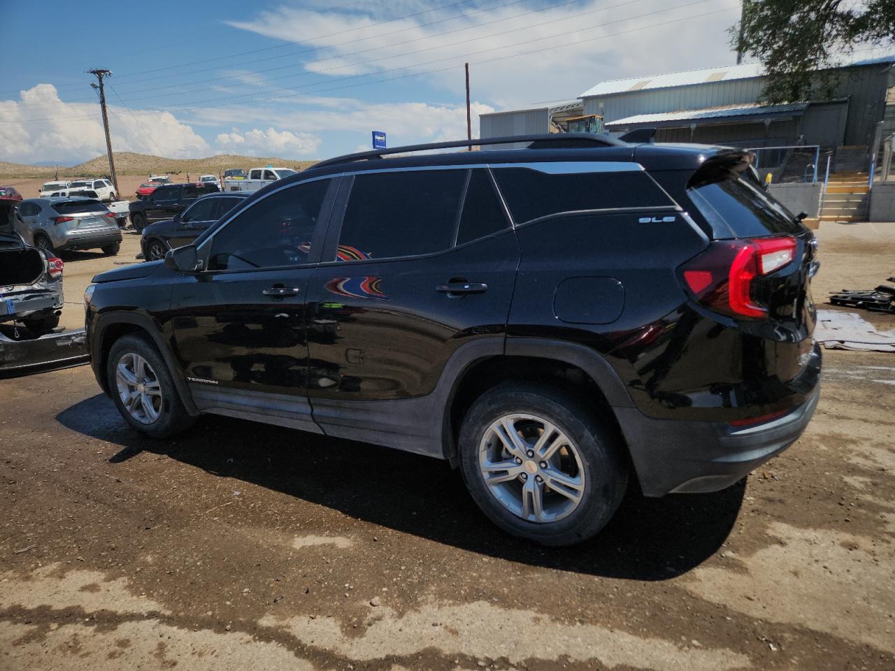 2022 GMC Terrain Sle black null gas 3GKALMEV8NL255632 photo #3