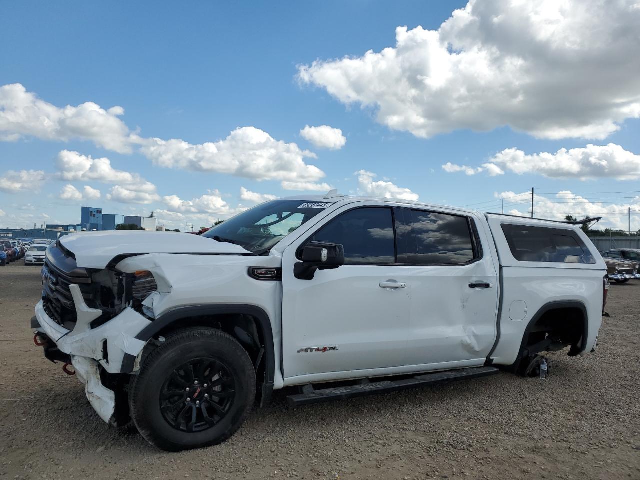 2023 GMC Sierra K1500 At4X white null gas 3GTUUFELXPG131132 photo #1