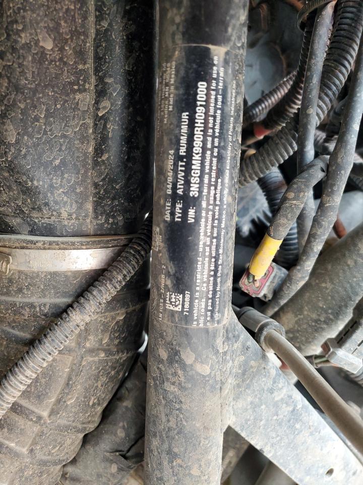 2024 Polaris General Xp 4 1000 Ultimate VIN: 3NSGMK990RH091000 Lot: 67715555