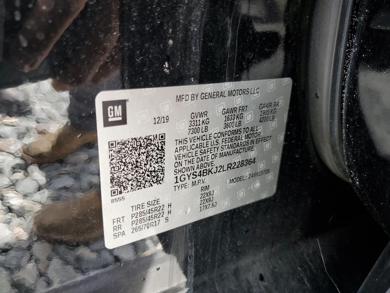 2020 Cadillac Escalade Luxury VIN: 1GYS4BKJ2LR228364 Lot: 70328425