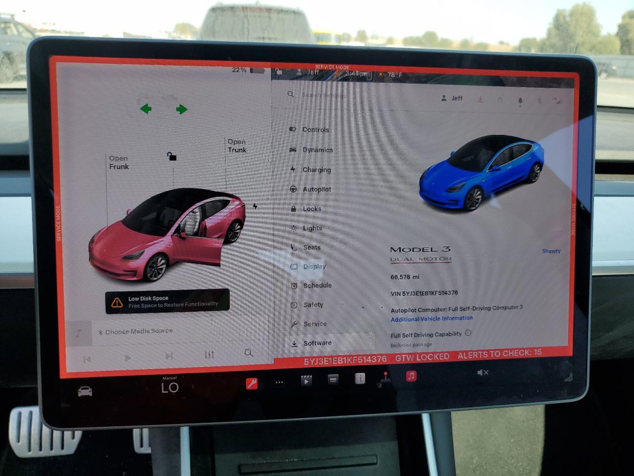 2019 Tesla Model 3 VIN: 5YJ3E1EB1KF514376 Lot: 70535995