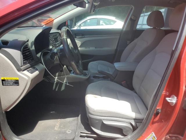  HYUNDAI ELANTRA 2018 Czerwony