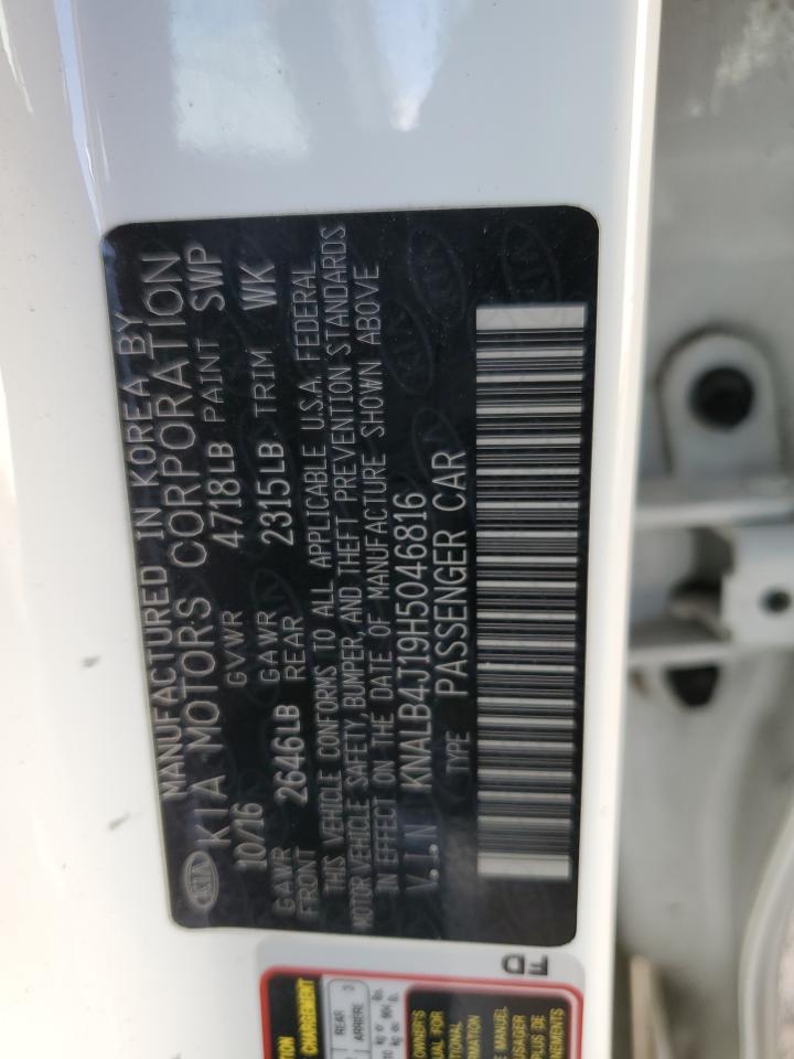 2017 Kia Cadenza Premium VIN: KNALB4J19H5046816 Lot: 67021495