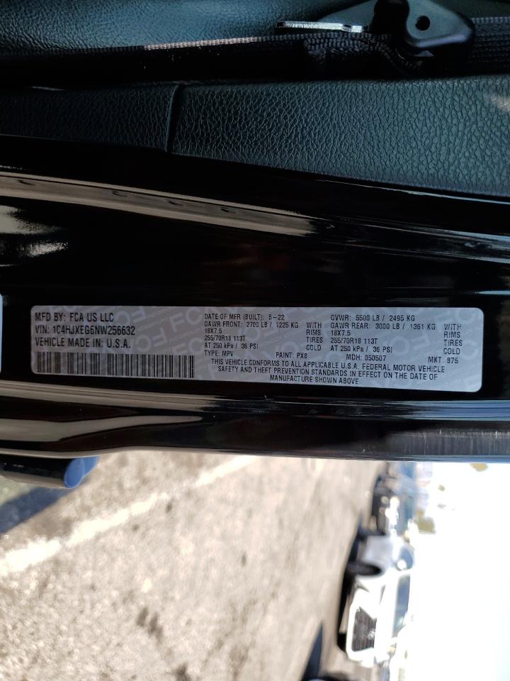 2022 Jeep Wrangler Unlimited Sahara VIN: 1C4HJXEG6NW256632 Lot: 90943915