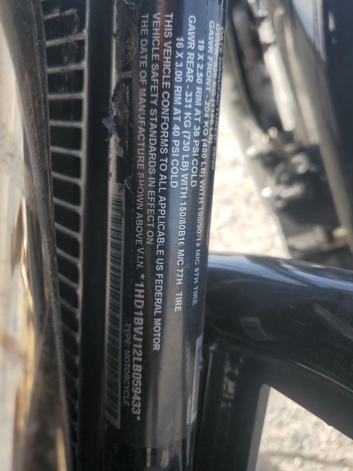 2020 Harley-Davidson Fxst VIN: 1HD1BVJ12LB059433 Lot: 70712065