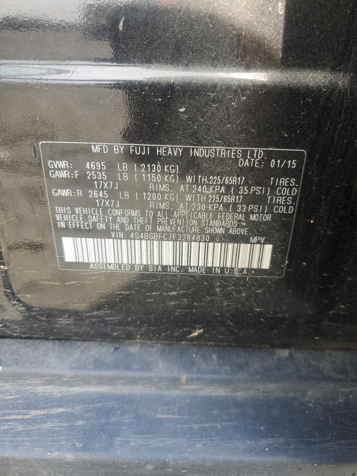 2015 Subaru Outback 2.5I Premium VIN: 4S4BSBFC7F3284830 Lot: 70560465