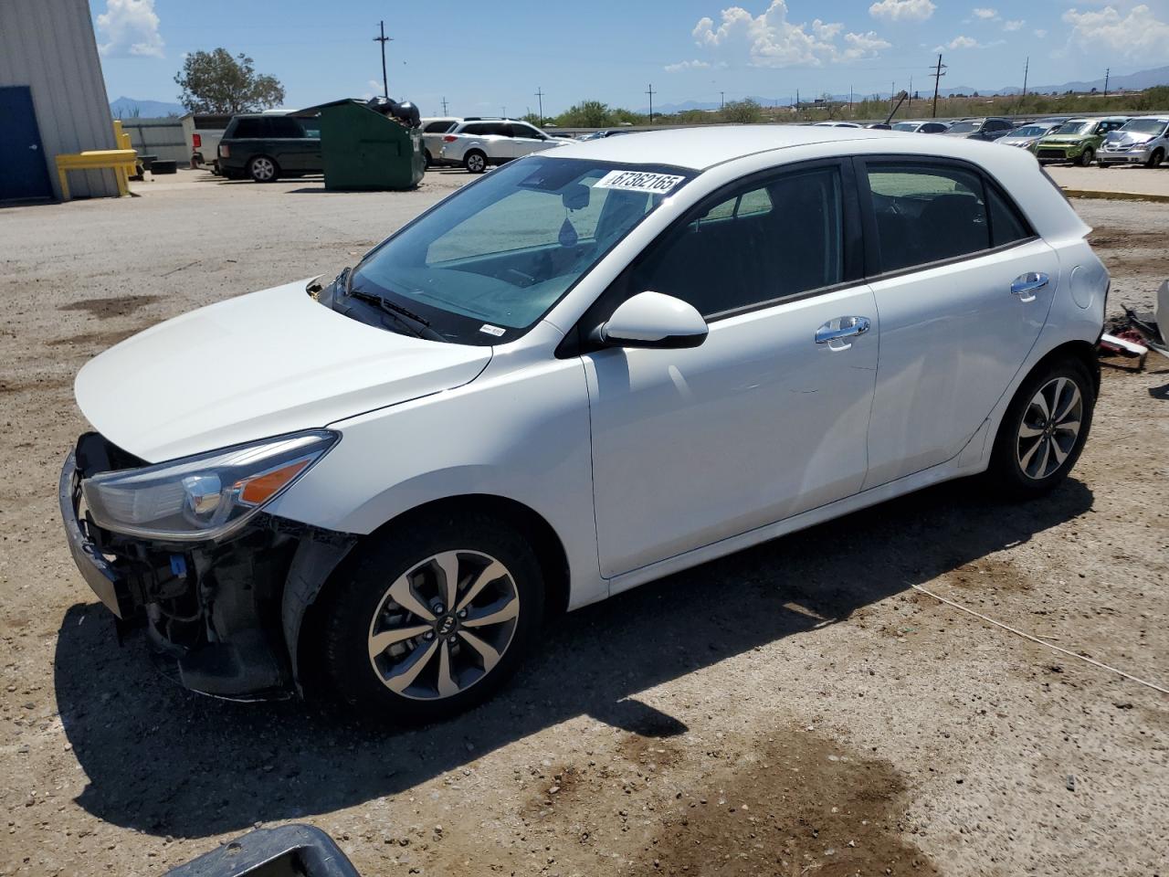2021 Kia Rio S white null gas 3KPA25AD3ME377044 photo #1